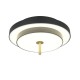 Trio-640210180 - Keaton - Black & Gold CCT Flush Ø 40 cm