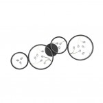 Groovy - Black 4 Light LED Ceiling Lamp with Decorative Crystal 3000K Groovy - Black 4 Light LED Ceiling Lamp with Decorative Crystal 3000K