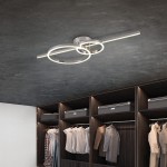 Montilla - Chrome CCT Ceiling Lamp with Remote Control Montilla - Chrome CCT Ceiling Lamp with Remote Control
