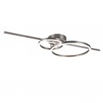 Montilla - Matt Nickel CCT Ceiling Lamp with Remote Control