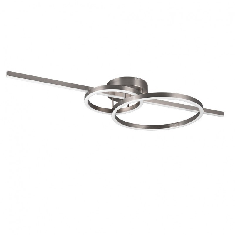 - Montilla - Matt Nickel CCT Ceiling Lamp with Remote Control Trio-643010307 - Montilla - Matt Nickel CCT Ceiling Lamp with Remote Control