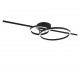 - Montilla - Matt Black CCT Ceiling Lamp with Remote Control Trio-643010332 - Montilla - Matt Black CCT Ceiling Lamp with Remote Control