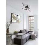 Montilla - Matt Black CCT Ceiling Lamp with Remote Control Montilla - Matt Black CCT Ceiling Lamp with Remote Control