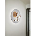 Zodiac - Matt Nickel CCT Ceiling Lamp with 3D Effect Zodiac - Matt Nickel CCT Ceiling Lamp with 3D Effect