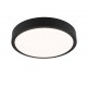 Trio-647410102 - Iseo - Black Wooden LED Flush Ø 40 cm