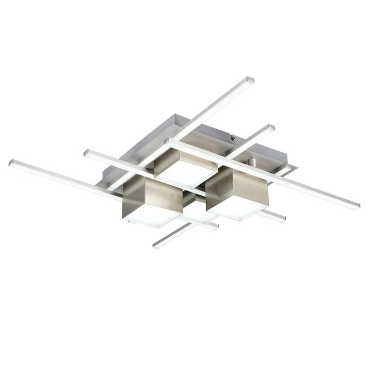 - Roger - Matt Nickel & Aluminium CCT Ceiling Lamp with Remote Control Trio-647810407 - Roger - Matt Nickel & Aluminium CCT Ceiling Lamp with Remote Control