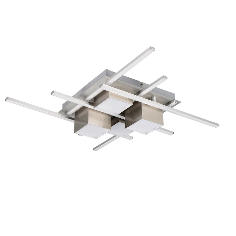 - Roger - Matt Nickel & Aluminium CCT Ceiling Lamp with Remote Control Trio-647810407 - Roger - Matt Nickel & Aluminium CCT Ceiling Lamp with Remote Control