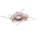- Roger - Warm Grey & Coffee CCT Ceiling Lamp with Remote Control Trio-647810465 - Roger - Warm Grey & Coffee CCT Ceiling Lamp with Remote Control