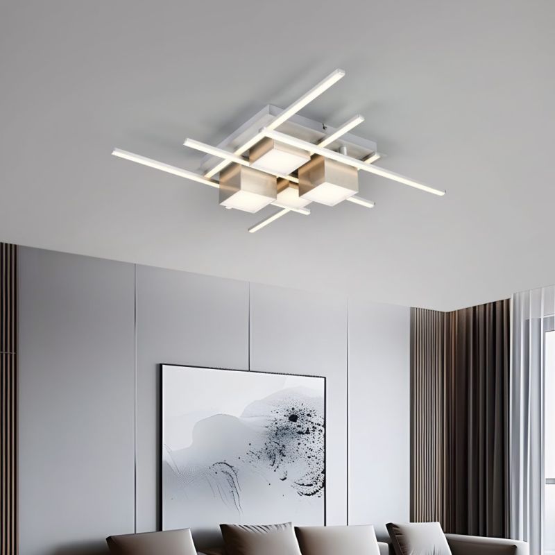 - Roger - Warm Grey & Coffee CCT Ceiling Lamp with Remote Control Trio-647810465 - Roger - Warm Grey & Coffee CCT Ceiling Lamp with Remote Control