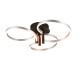 Ceiling Lights - Caruso - Brushed Aluminium & Black CCT Ceiling Lamp Trio-648110605 - Caruso - Brushed Aluminium & Black CCT Ceiling Lamp