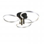 Caruso - Brushed Aluminium & Black CCT Ceiling Lamp Caruso - Brushed Aluminium & Black CCT Ceiling Lamp