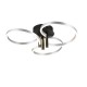 Ceiling Lights - Caruso - Brushed Aluminium & Black CCT Ceiling Lamp Trio-648110605 - Caruso - Brushed Aluminium & Black CCT Ceiling Lamp