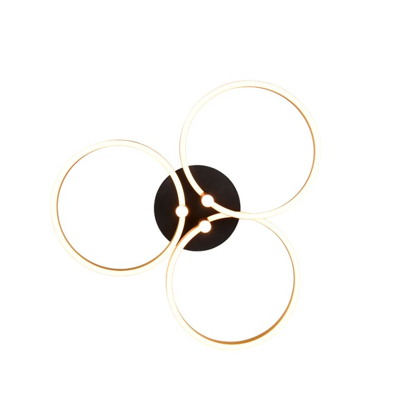 - Caruso - Gold & Black CCT Ceiling Lamp Trio-648110680 - Caruso - Gold & Black CCT Ceiling Lamp