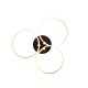 - Caruso - Gold & Black CCT Ceiling Lamp Trio-648110680 - Caruso - Gold & Black CCT Ceiling Lamp