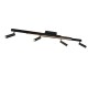 Trio-648310532 - Zeno - Matt Black CCT 4 Spotlights with Remote Control