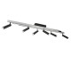 Trio-648310705 - Zeno - Brushed Aluminium & Black CCT 6 Spotlights with Remote Control