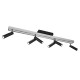 Trio-648310705 - Zeno - Brushed Aluminium & Black CCT 6 Spotlights with Remote Control