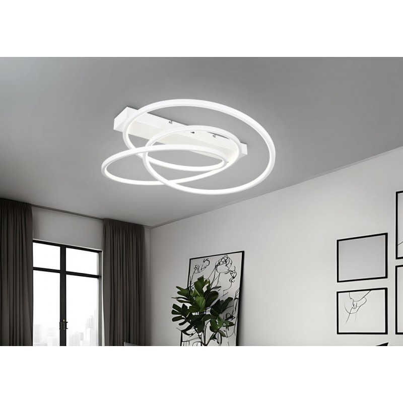 - Darvin - Matt White CCT Ceiling Lamp Trio-649110131 - Darvin - Matt White CCT Ceiling Lamp