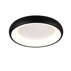 Cardona - Matt Black CCT Ceiling Lamp ∅ 46.5 cm Cardona - Matt Black CCT Ceiling Lamp ∅ 46.5 cm