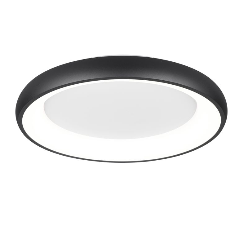 Trio-649616032 - Cardona - Matt Black CCT Ceiling Lamp ∅ 62 cm