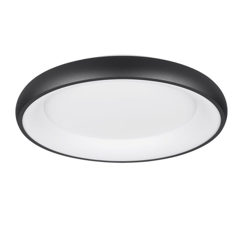 Trio-649616032 - Cardona - Matt Black CCT Ceiling Lamp ∅ 62 cm