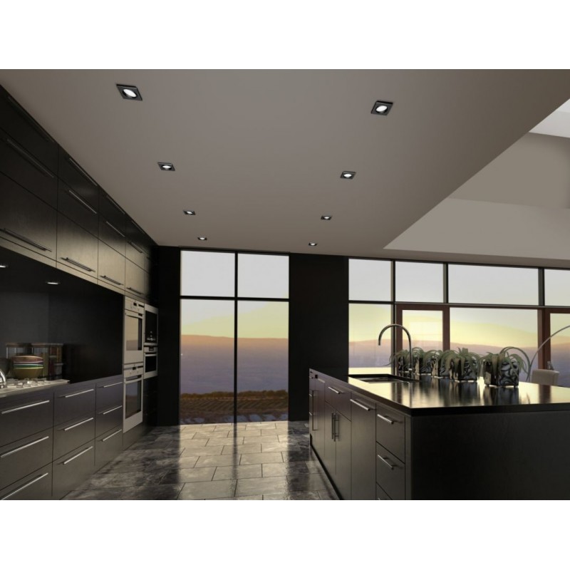 Trio-650410132 - Pamir - Adjustable Matt Black LED Recessed Downlight