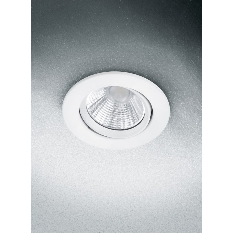 - Pamir - Adjustable Matt White LED Recessed Downlight Ø 8.5 cm Trio-650510131 - Pamir - Adjustable Matt White LED Recessed Downlight Ø 8.5 cm