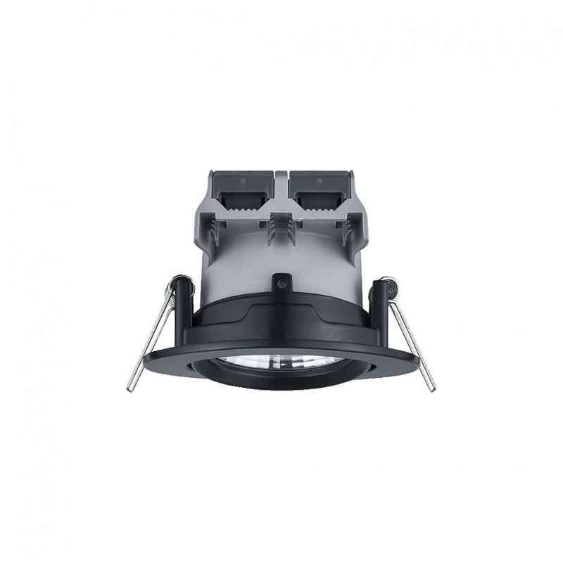 Trio-650510132 - Pamir - Adjustable Matt Black LED Recessed Downlight Ø 8.5 cm