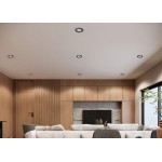 Pamir - Adjustable Matt Black LED Recessed Downlight Ø 8.5 cm