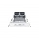 - Zagros - IP65 Matt White LED Recessed Downlight Trio-650610131 - Zagros - IP65 Matt White LED Recessed Downlight