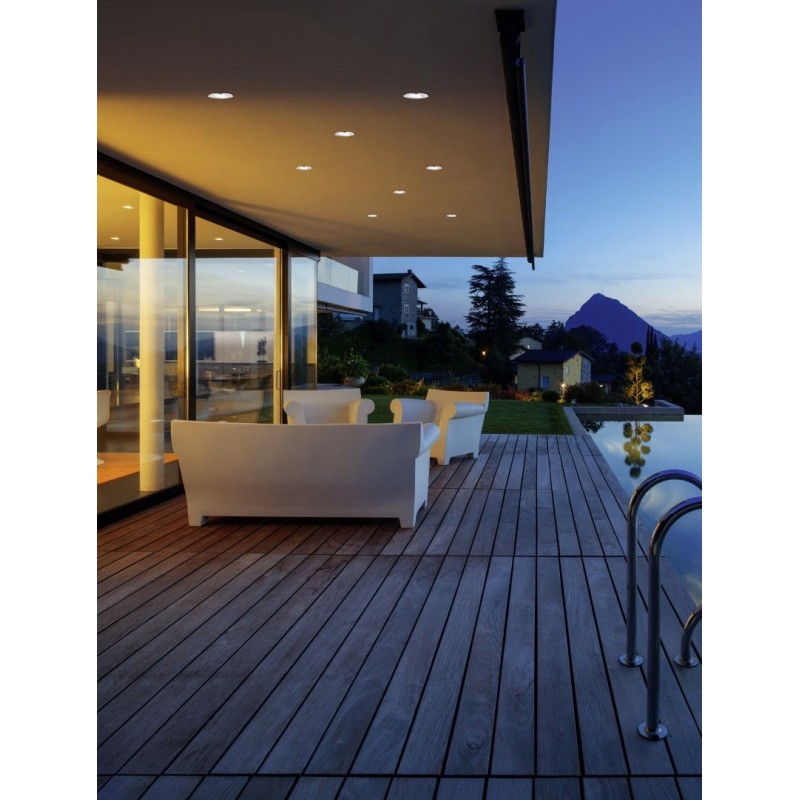 - Zagros - IP65 Chrome LED Recessed Downlight Ø 8.5 cm Trio-650710106 - Zagros - IP65 Chrome LED Recessed Downlight Ø 8.5 cm