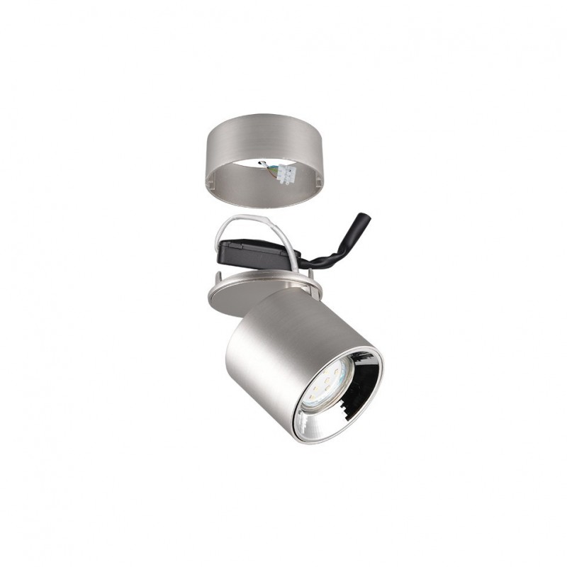 - Guayana - Matt Nickel Recessed or Surface-mounted Spotlight Trio-651000107 - Guayana - Matt Nickel Recessed or Surface-mounted Spotlight