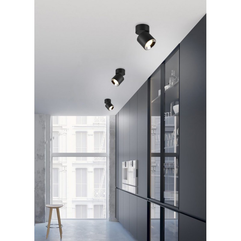 Spot & Downlights - Guayana - Matt Black Recessed or Surface-mounted Spotlight Trio-651000132 - Guayana - Matt Black Recessed or Surface-mounted Spotlight