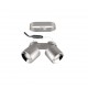 - Guayana - Matt Nickel Recessed or Surface-mounted 2 Spotlights Trio-651000207 - Guayana - Matt Nickel Recessed or Surface-mounted 2 Spotlights