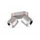 - Guayana - Matt Nickel Recessed or Surface-mounted 2 Spotlights Trio-651000207 - Guayana - Matt Nickel Recessed or Surface-mounted 2 Spotlights