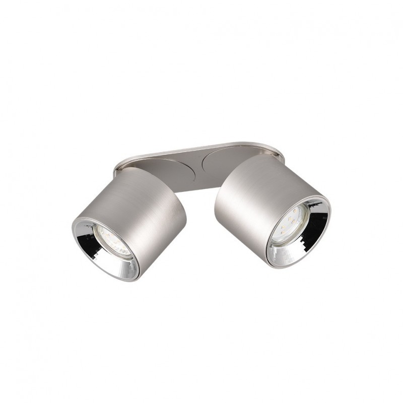 - Guayana - Matt Nickel Recessed or Surface-mounted 2 Spotlights Trio-651000207 - Guayana - Matt Nickel Recessed or Surface-mounted 2 Spotlights