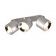 - Guayana - Matt Nickel Recessed or Surface-mounted 3 Spotlights Trio-651000307 - Guayana - Matt Nickel Recessed or Surface-mounted 3 Spotlights
