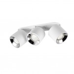 Guayana - Matt White Recessed or Surface-mounted 3 Spotlights Guayana - Matt White Recessed or Surface-mounted 3 Spotlights