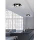 - Guayana - Matt Black Recessed or Surface-mounted 3 Spotlights Trio-651000332 - Guayana - Matt Black Recessed or Surface-mounted 3 Spotlights