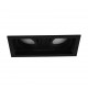 Trio-651600232 - Kenai - Adjustable Black Twin Recessed Downlight