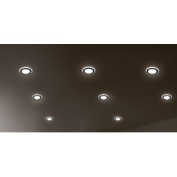 Aura - Black LED Recessed Downlight Ø 8.2 cm Aura - Black LED Recessed Downlight Ø 8.2 cm