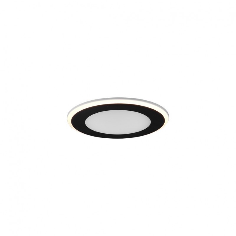 Trio-652410132 - Aura - Black LED Recessed Downlight Ø 14.8 cm