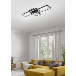 Thiago - Anthracite RGBW Smart Ceiling Lamp with Remote Control Thiago - Anthracite RGBW Smart Ceiling Lamp with Remote Control
