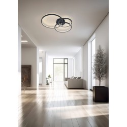 Aaron - Anthracite RGBW Flush with Remote Control Aaron - Anthracite RGBW Flush with Remote Control