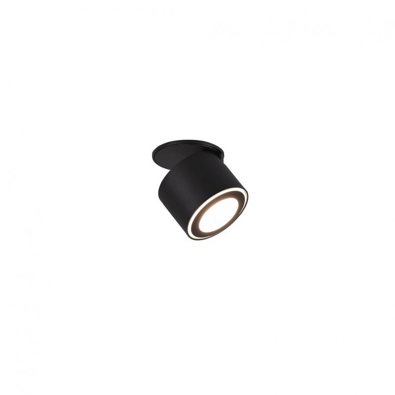 Spot & Downlights - Taurus - Matt Black Recessed or Surface-mounted LED Spotlight Trio-652910132 - Taurus - Matt Black Recessed or Surface-mounted LED Spotlight