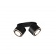 - Taurus - Matt Black Recessed or Surface-mounted LED 2 Spotlights Trio-652910232 - Taurus - Matt Black Recessed or Surface-mounted LED 2 Spotlights