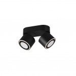 Taurus - Matt Black Recessed or Surface-mounted LED 2 Spotlights Taurus - Matt Black Recessed or Surface-mounted LED 2 Spotlights