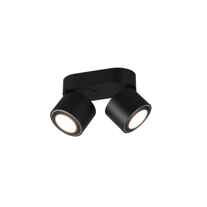 - Taurus - Matt Black Recessed or Surface-mounted LED 2 Spotlights Trio-652910232 - Taurus - Matt Black Recessed or Surface-mounted LED 2 Spotlights