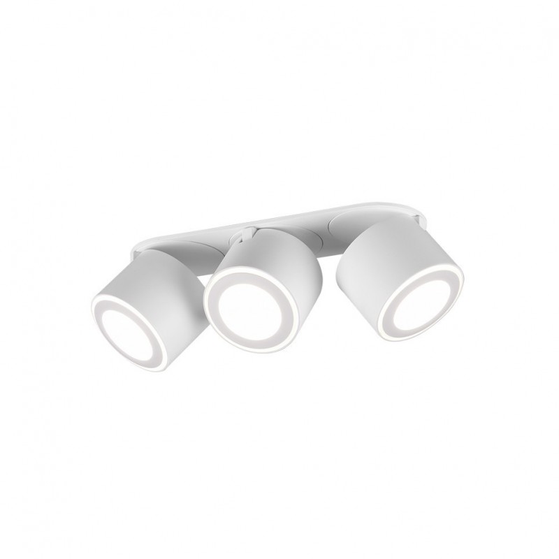 - Taurus - Matt White Recessed or Surface-mounted LED 3 Spotlights Trio-652910331 - Taurus - Matt White Recessed or Surface-mounted LED 3 Spotlights