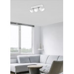 Taurus - Matt White Recessed or Surface-mounted LED 3 Spotlights Taurus - Matt White Recessed or Surface-mounted LED 3 Spotlights